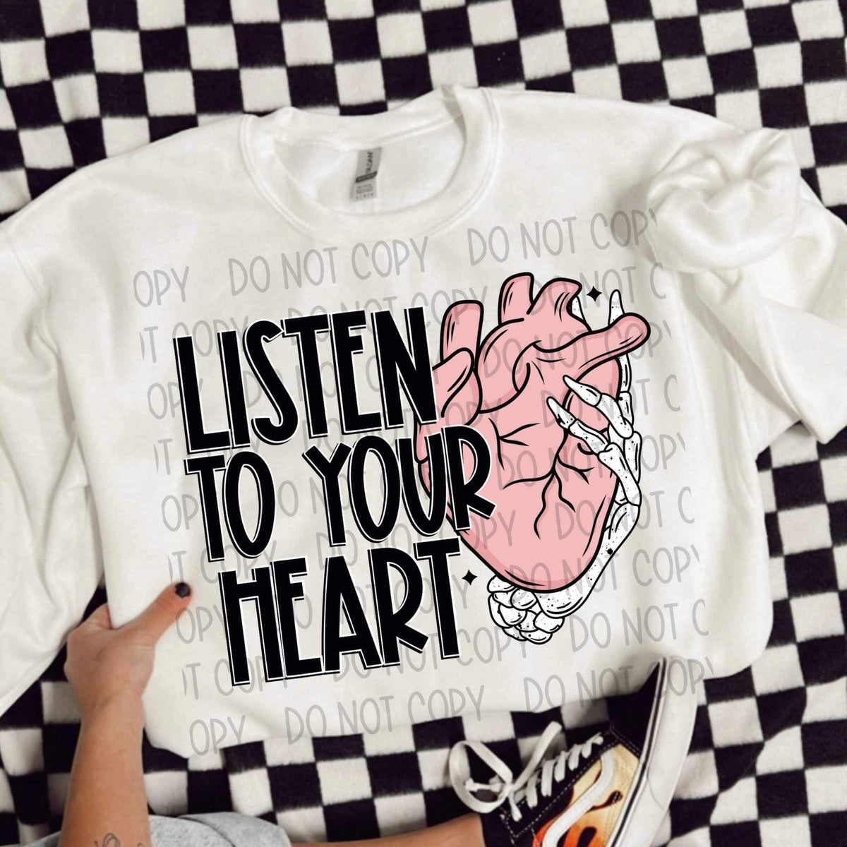 Listen to your heart (SWB) 23082 DTF transfer