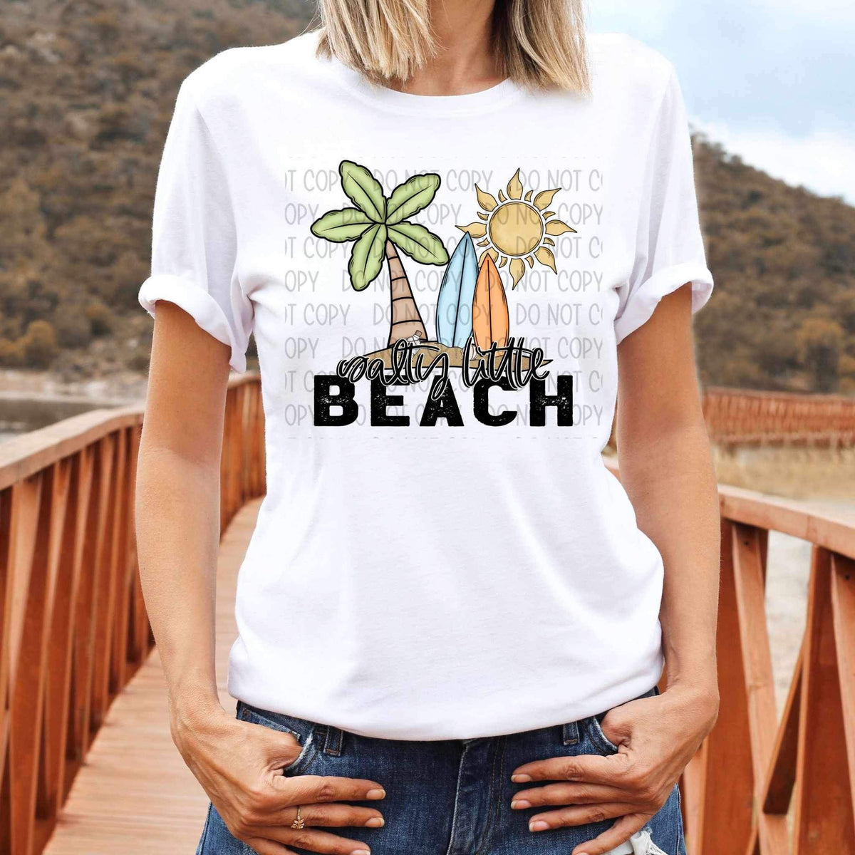 Salty little beach (SWB) 23076 DTF transfer