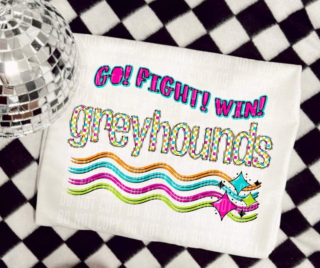 Go Fight Win greyhounds (CC) 44654 DTF TRANSFER
