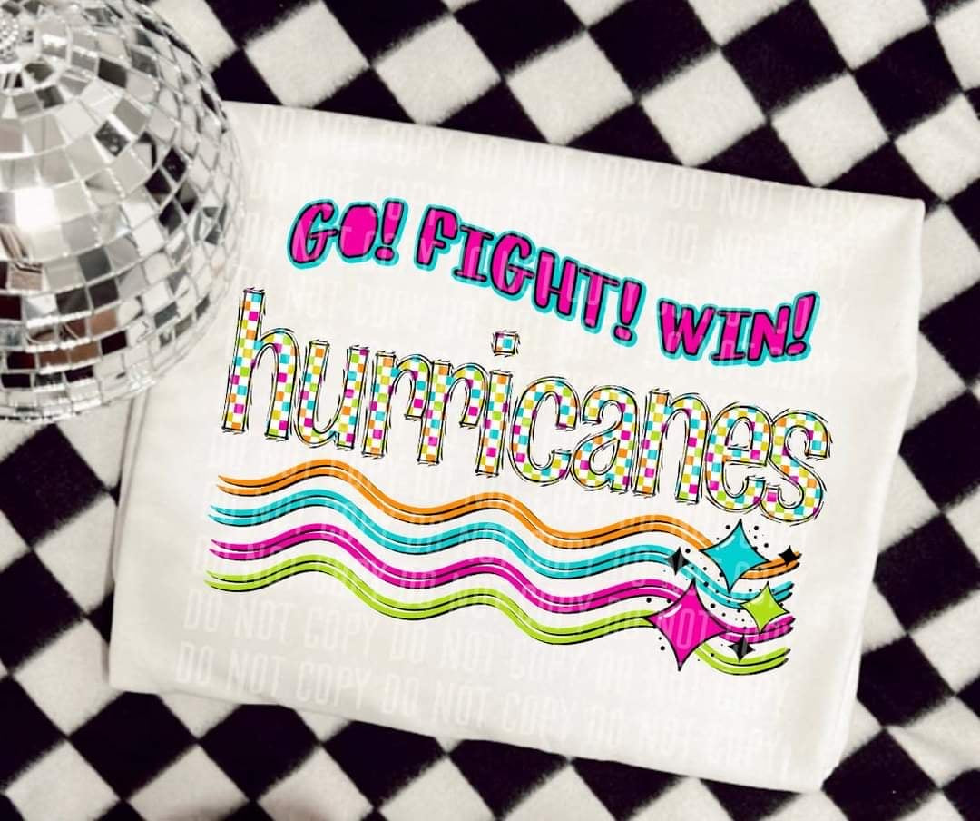 Go Fight Win hurricanes (CC) 44646 DTF TRANSFER