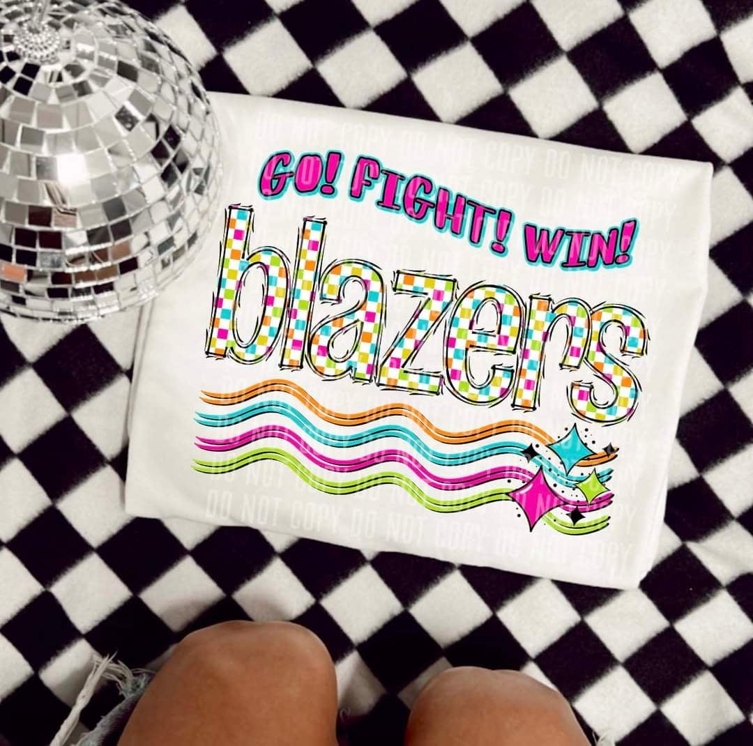 Go Fight Win blazers (CC) 44634 DTF TRANSFER