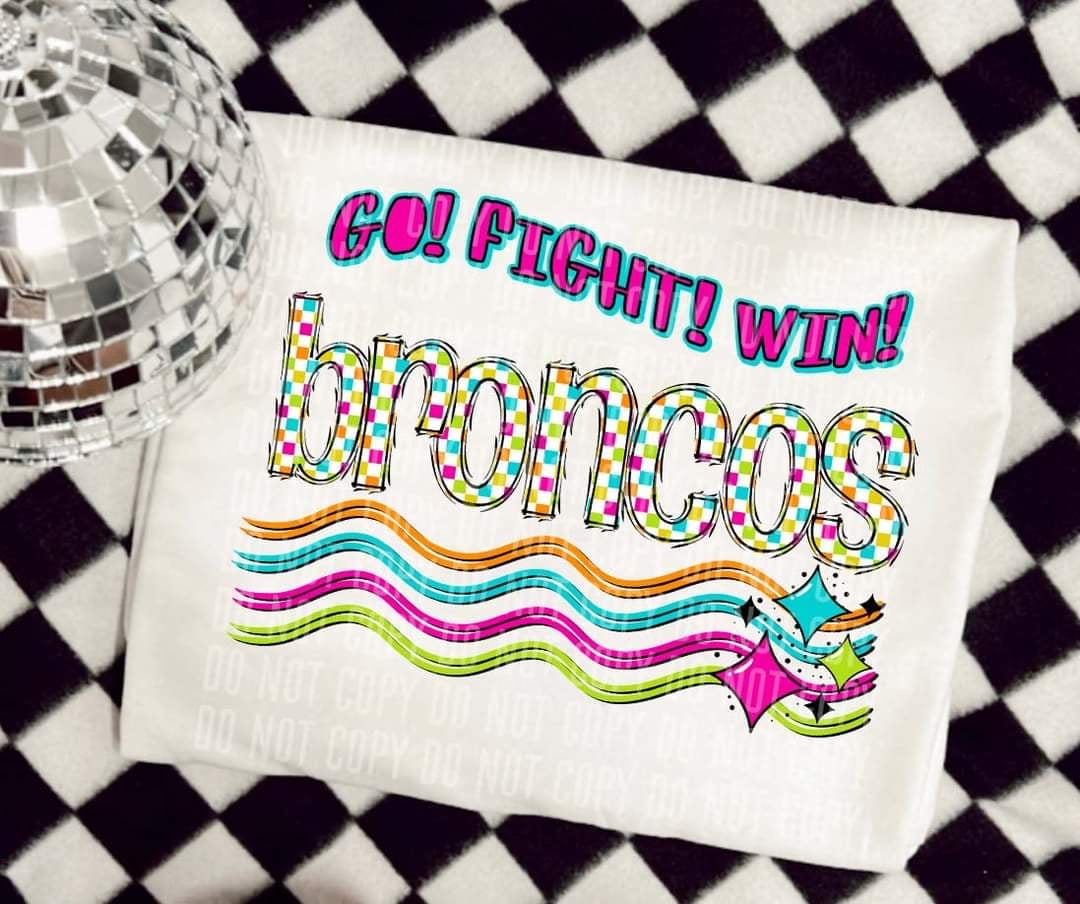 Go Fight Win broncos (CC) 44629 DTF TRANSFER