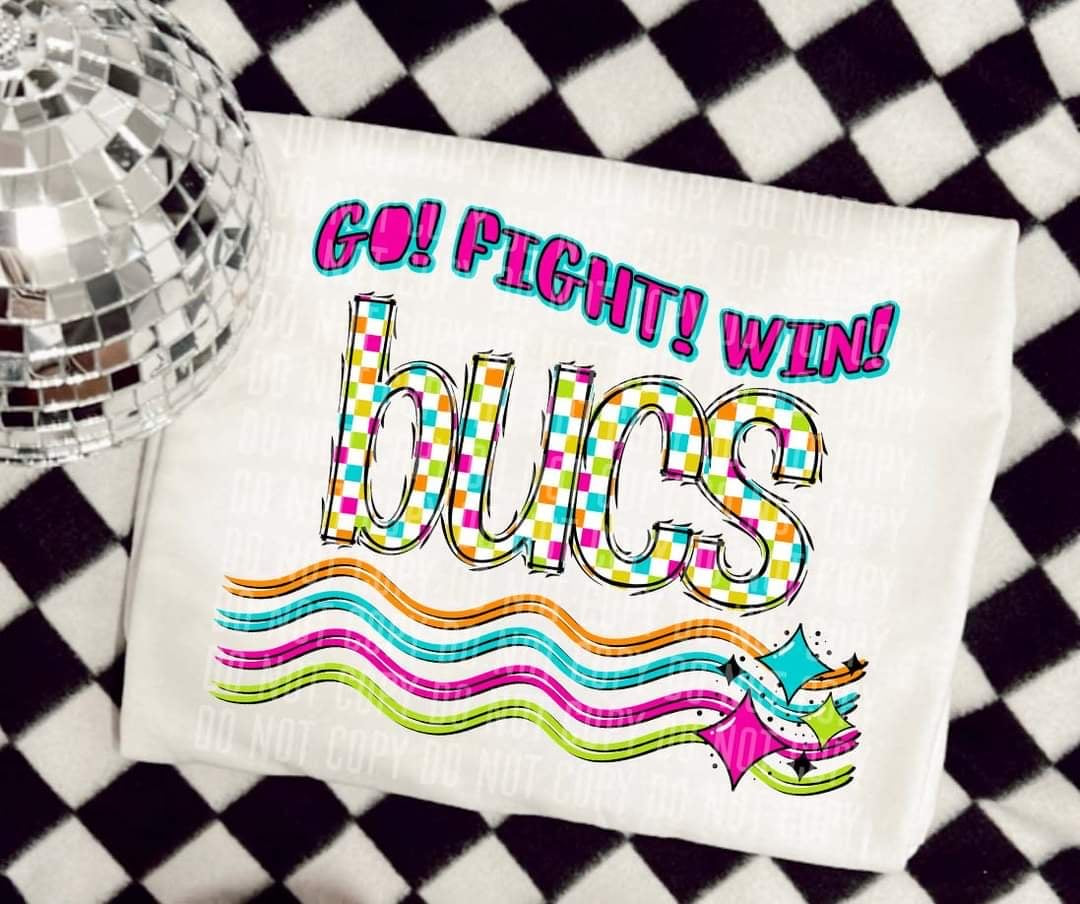 Go Fight Win bucs (CC) 44625 DTF TRANSFER