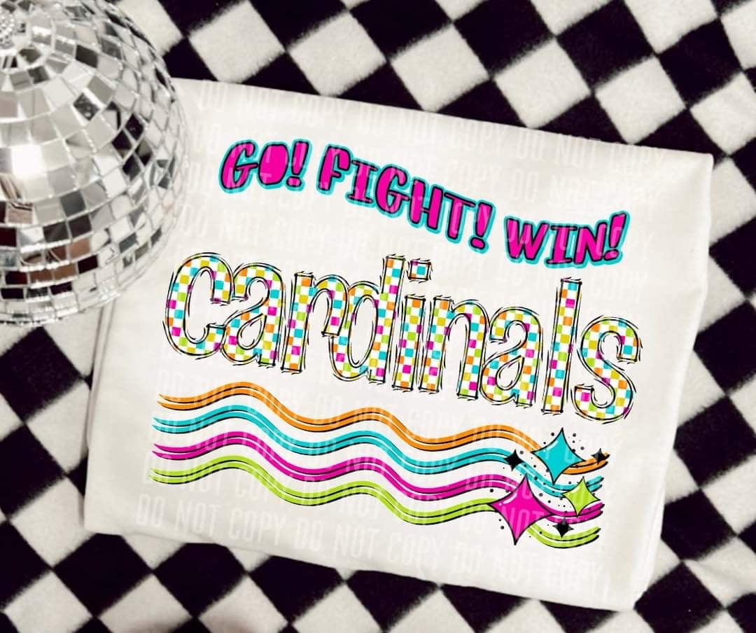 Go Fight Win cardinals (CC) 44619 DTF TRANSFER