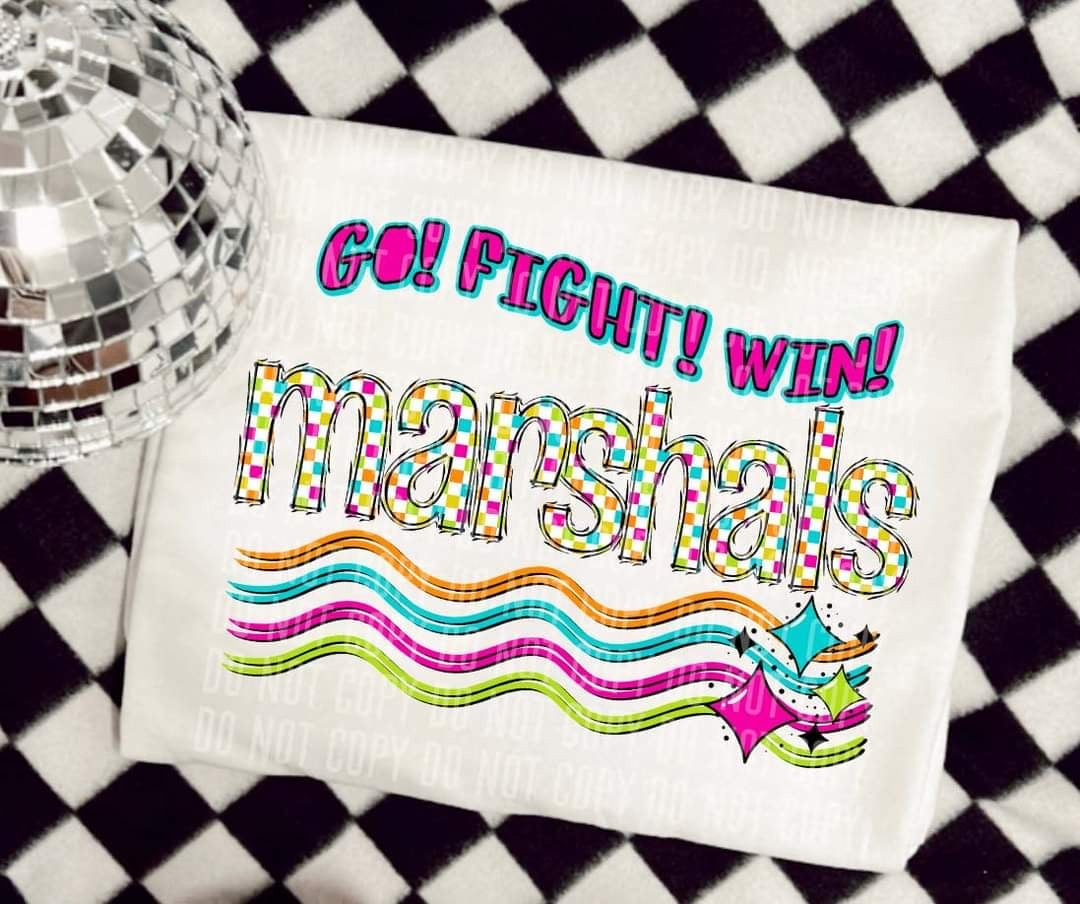 Go Fight Win marshals (CC) 44606 DTF TRANSFER