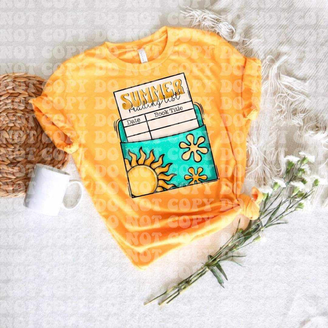 Summer reading list 32260 DTF transfer