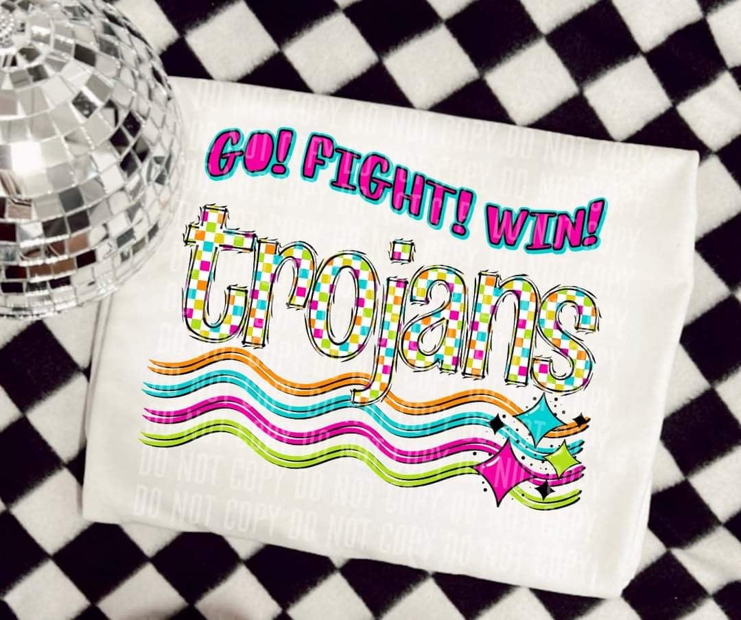 Go Fight Win Trojans(CC) 44577 DTF TRANSFER