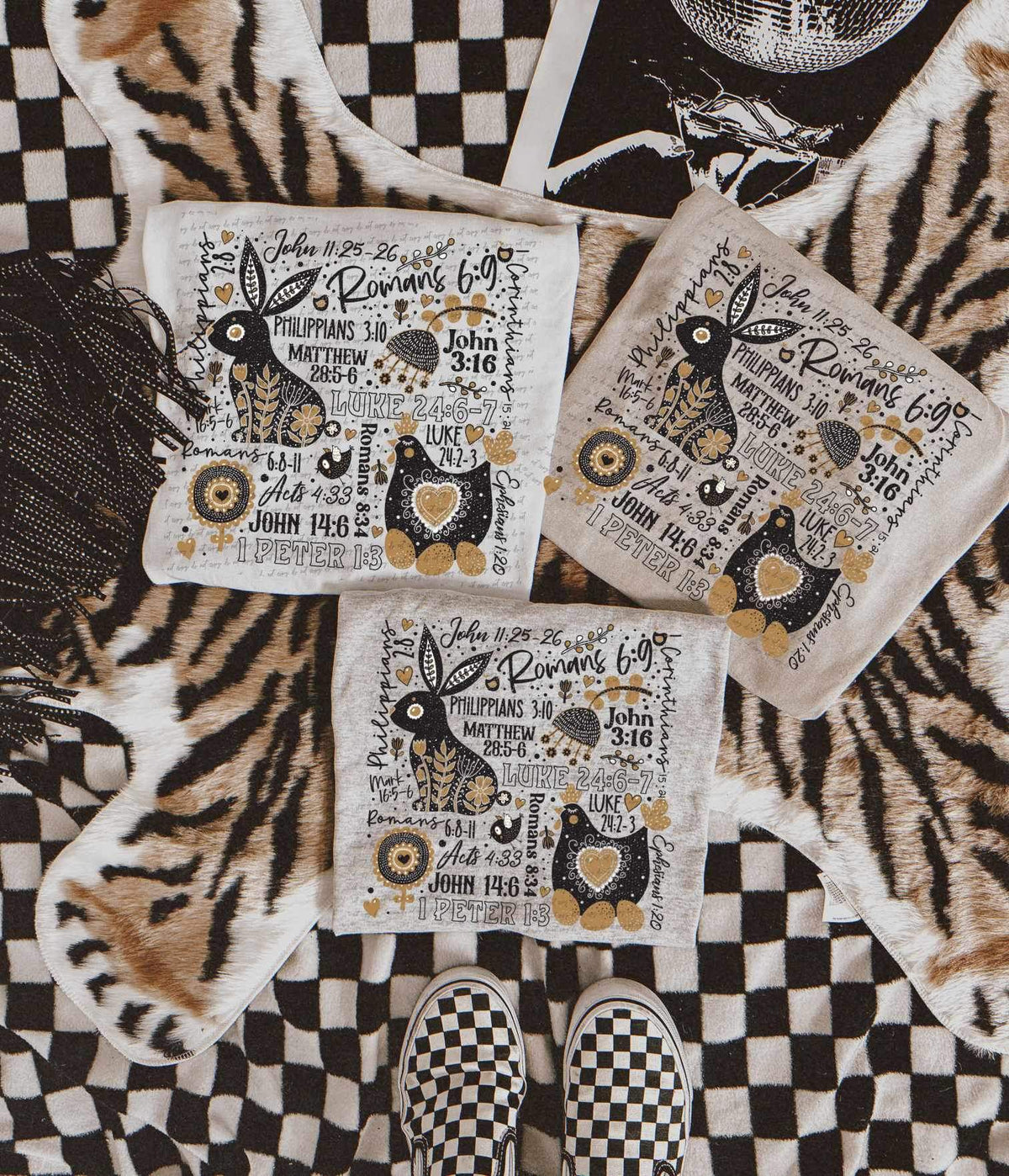 Bunny subway GOLD 23118 DTF transfer