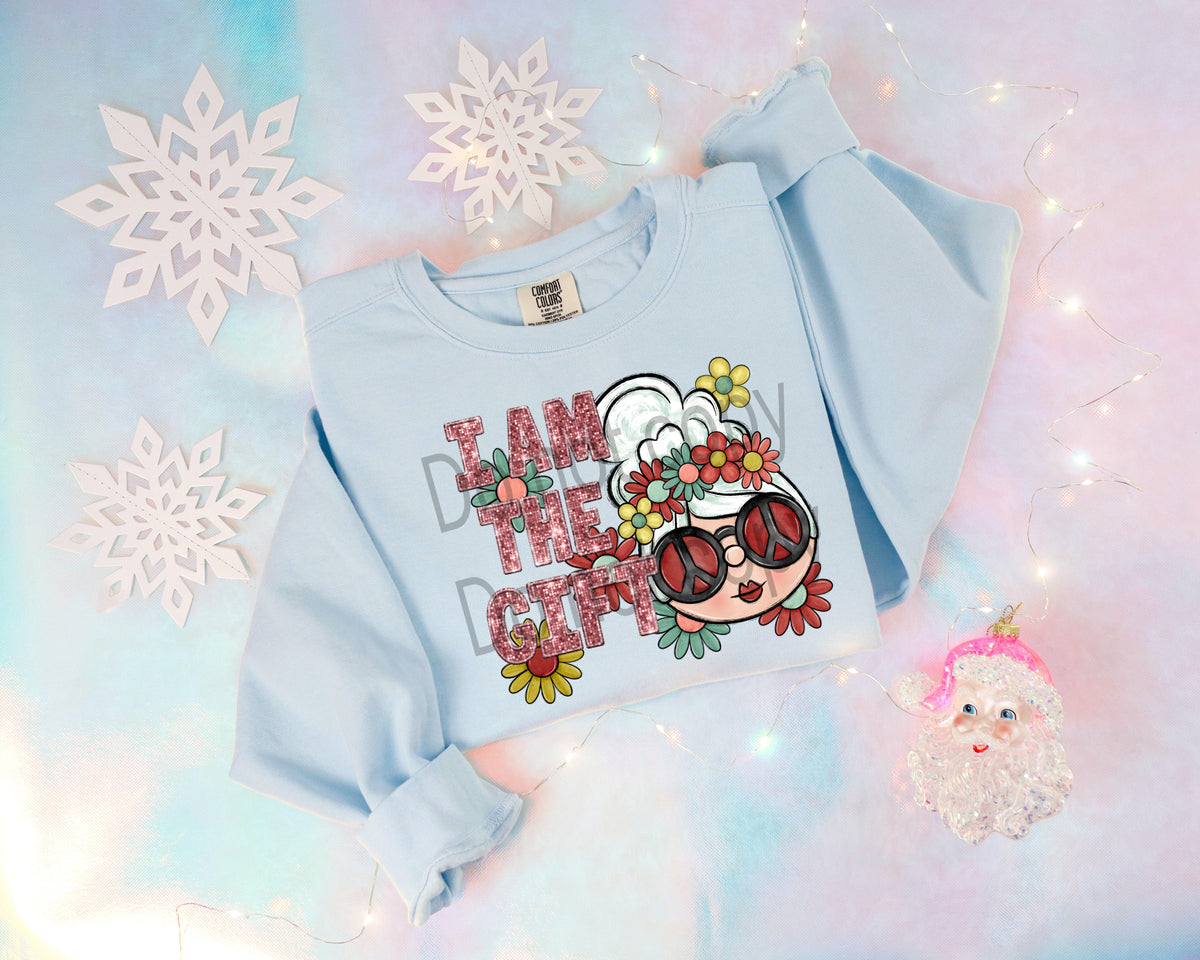 I am the gift pale Mrs claus (City) 40194 DTF transfer
