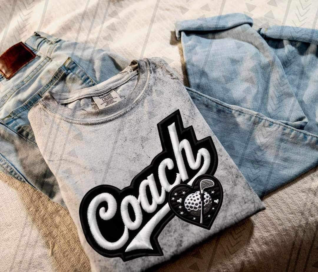Coach golf heart 23153 DTF transfer