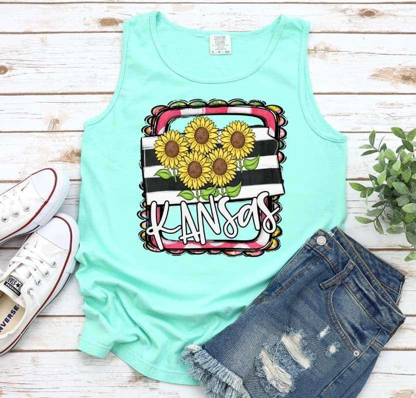 Kansas sunflowers (S&G) 32353 DTF transfer