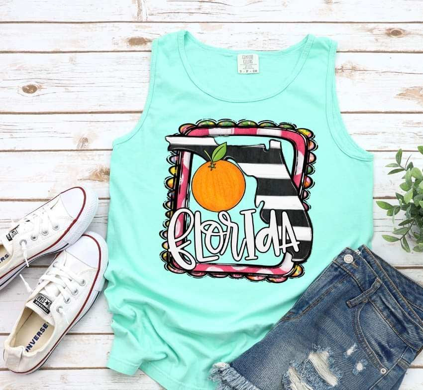 Florida orange (S&G) 32350 DTF transfer
