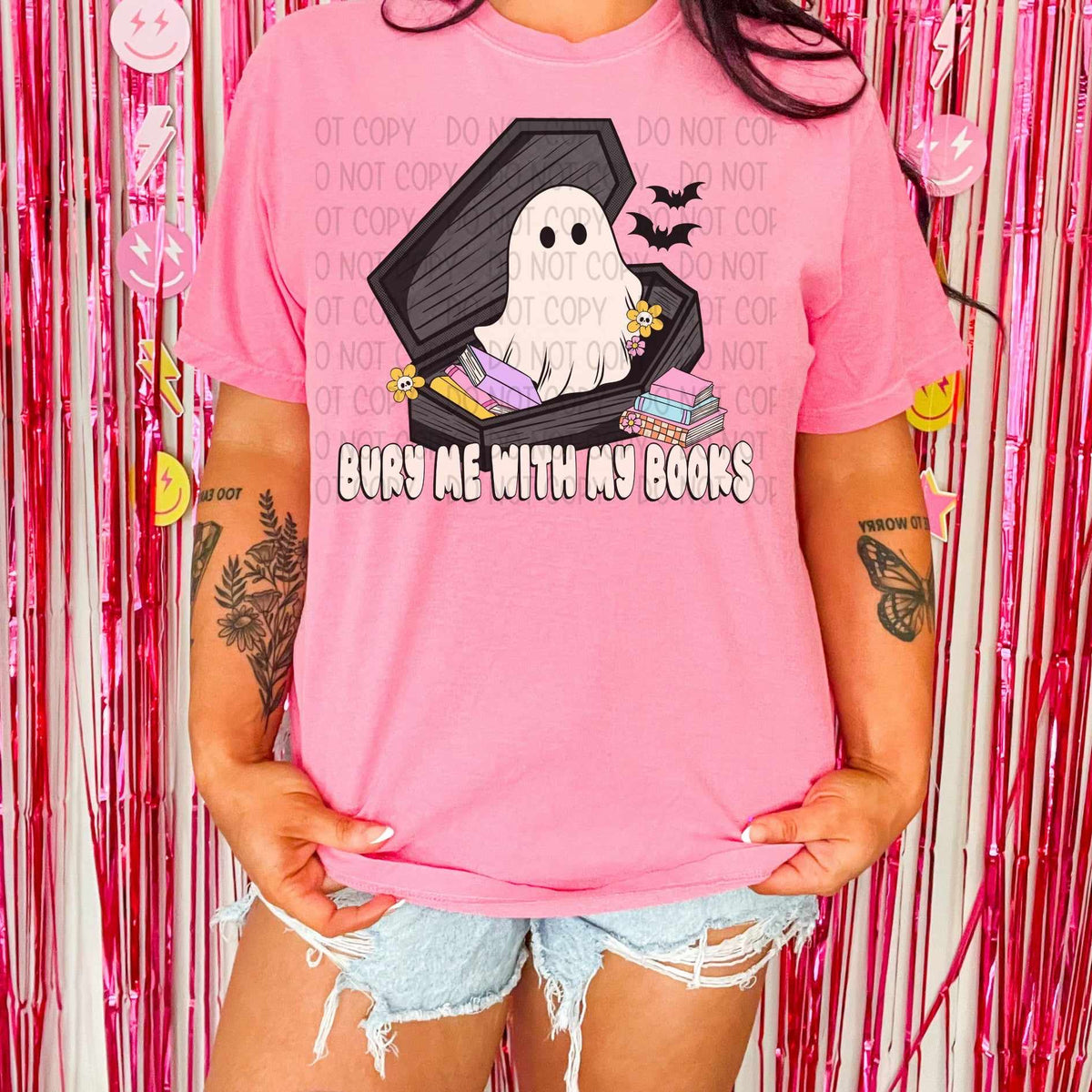 Bury me with my books (SWD) 44972 DTF transfer