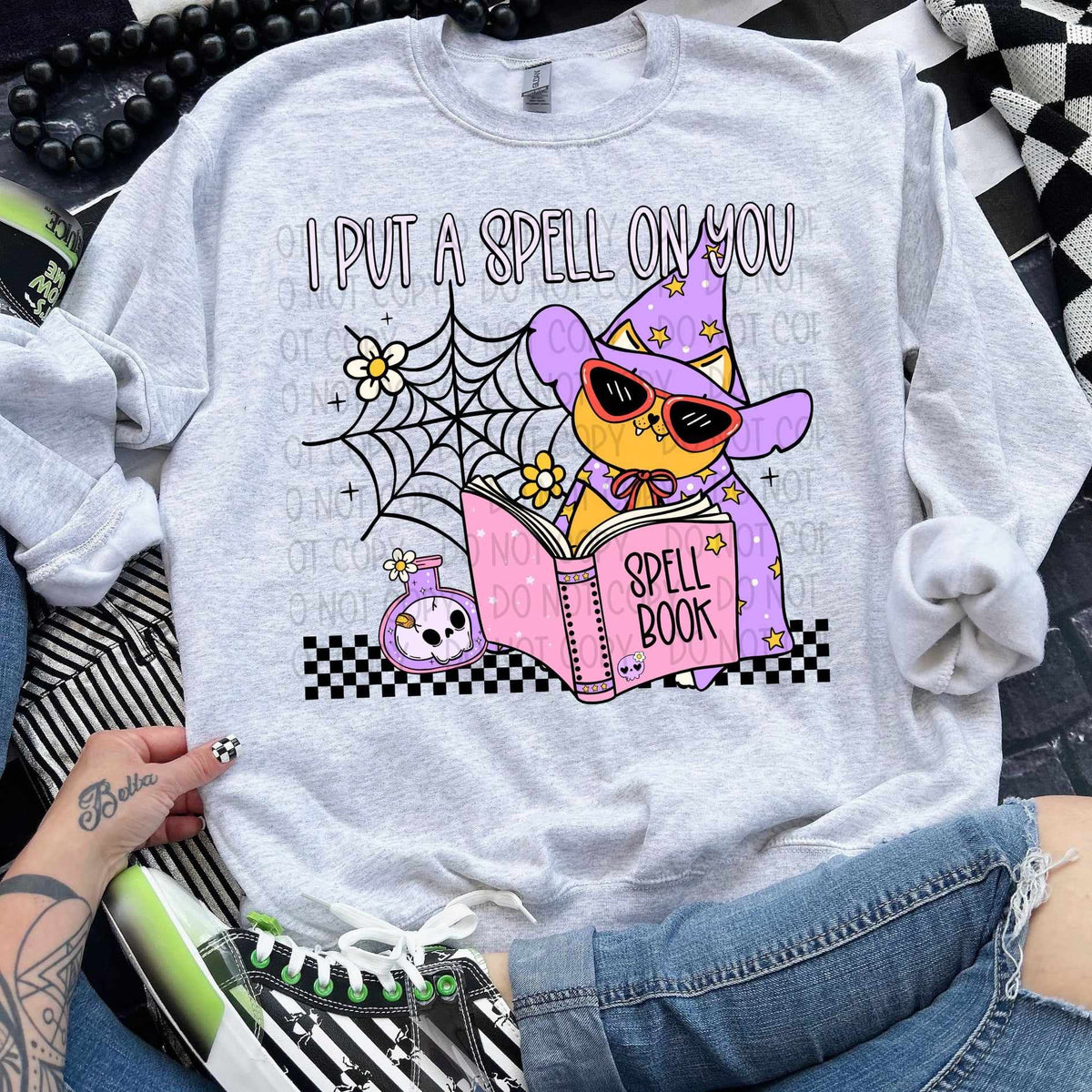 I put a spell on you cat (SWD) 44979 DTF transfer