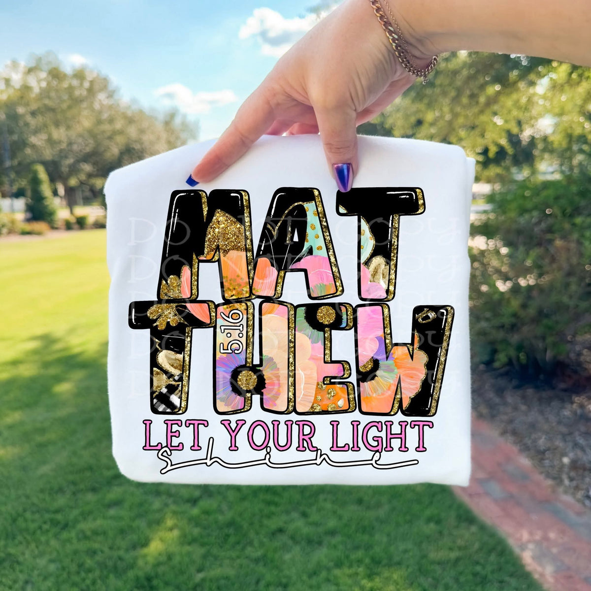 Matthew sunday special DTF transfer