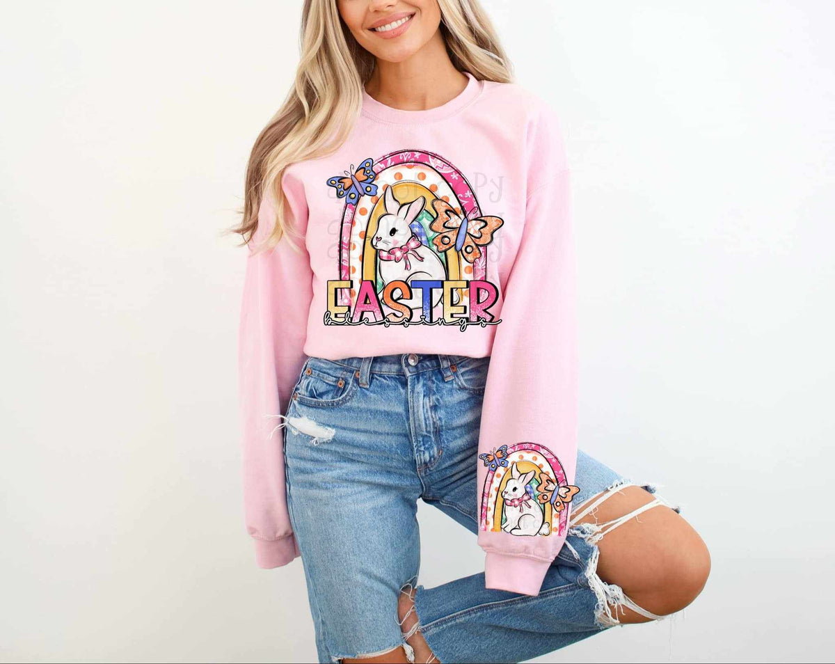 Easter blessings FRONT 80849 DTF transfer