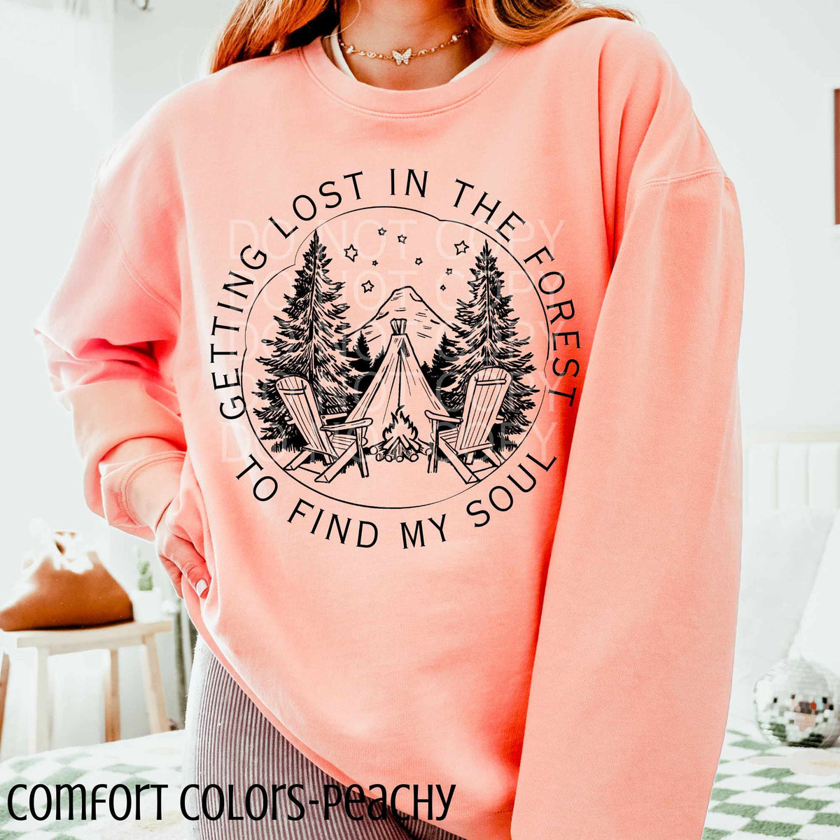 Getting lost in the forest to find my soul (CSG) 80864 DTF transfer