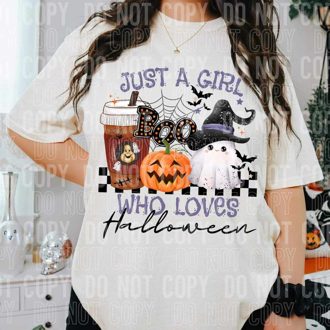 Just a girl who loves Halloween (SBB) 44991 DTF transfer