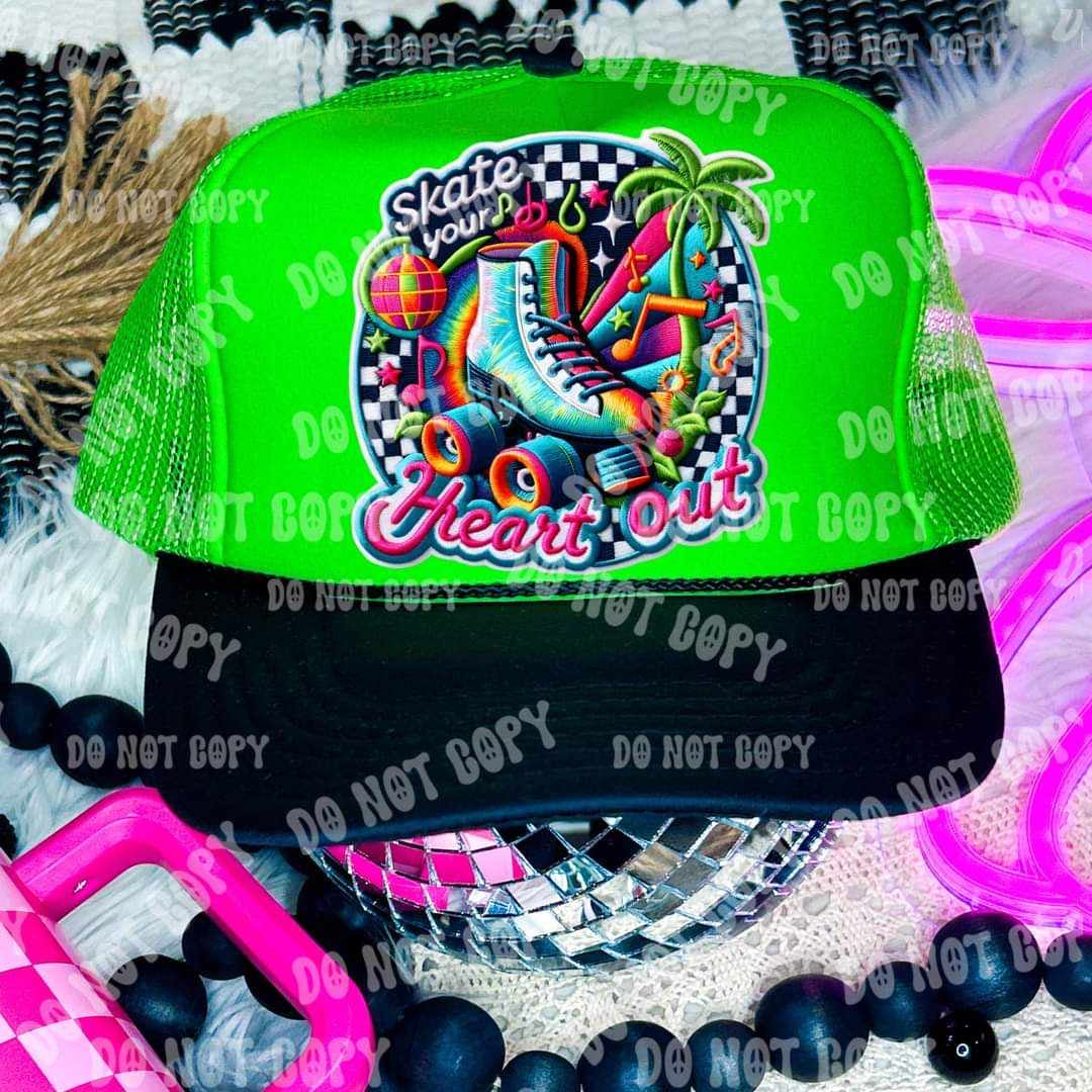 Skate your heart out (HW) 32423 DTF transfer