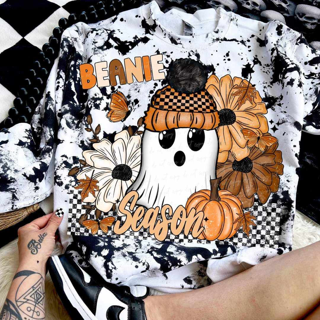 Beanie season ghost (VIRGO) 50163 DTF transfer