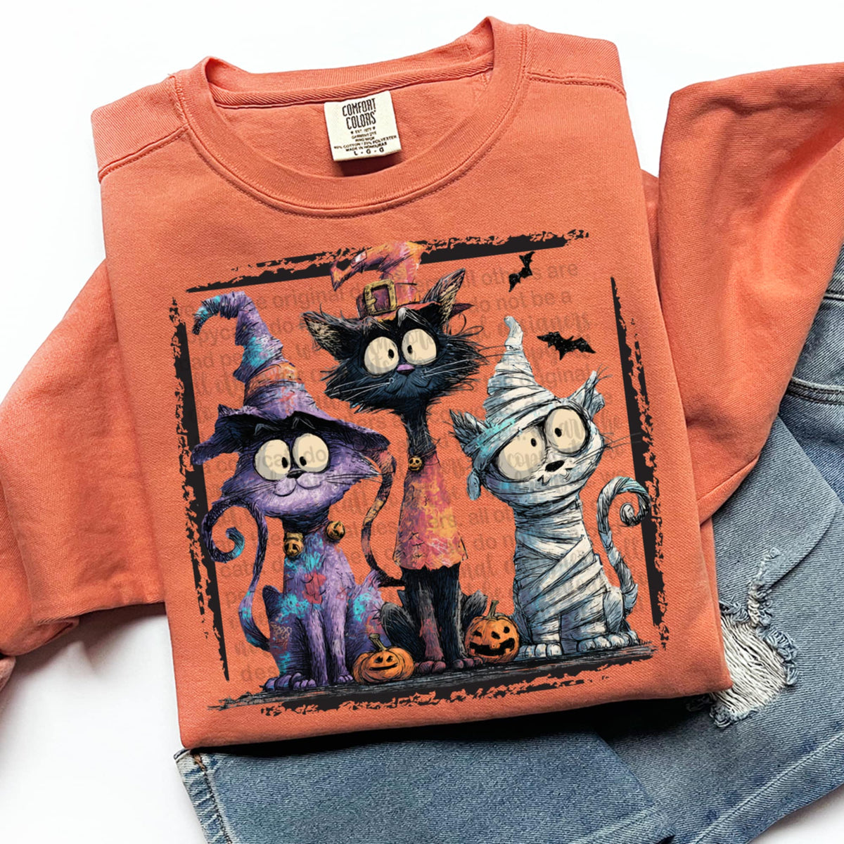 Halloween cats (TTD) DTF transfer