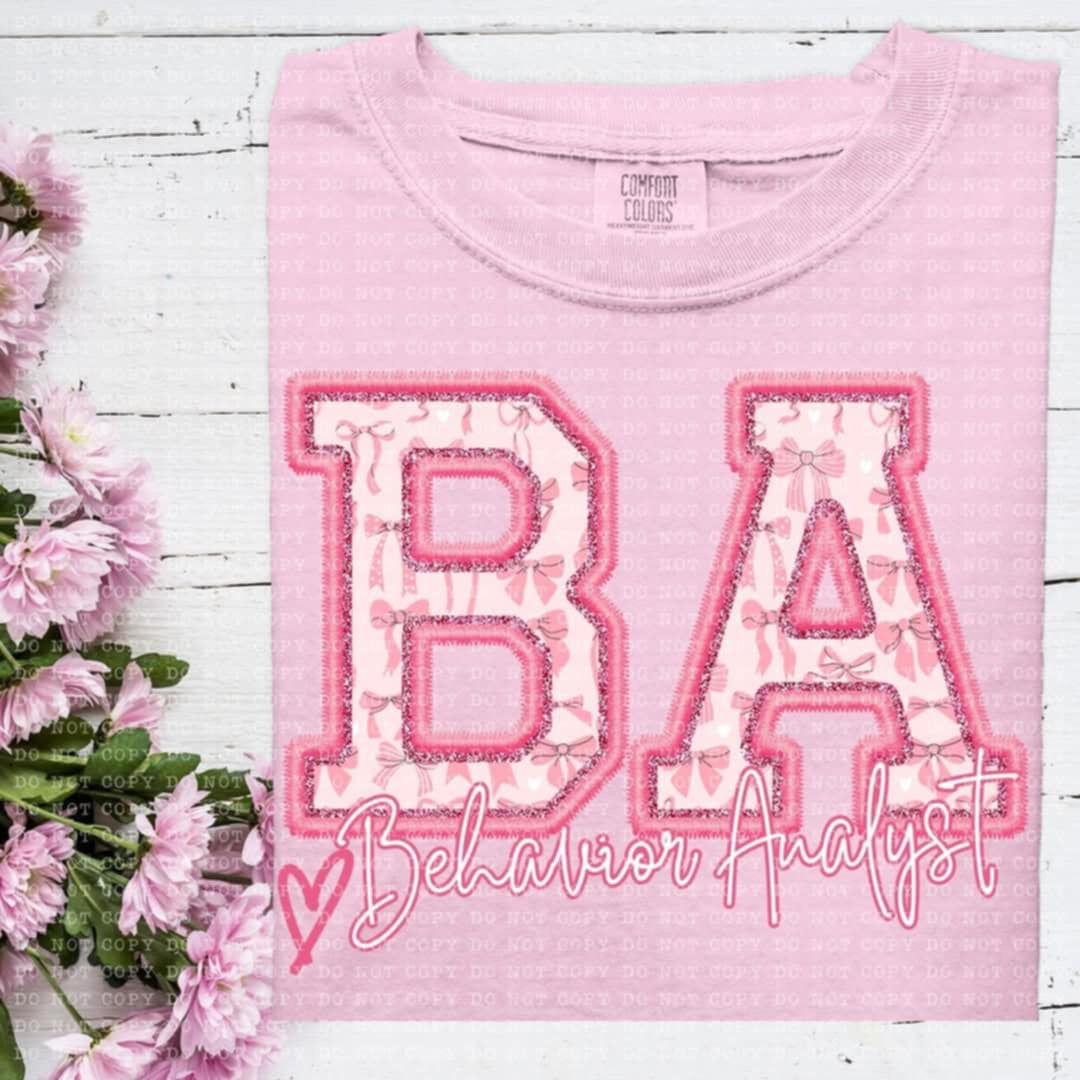 BA behavioral analysis coquette (ECHT) 93857 DTF transfer