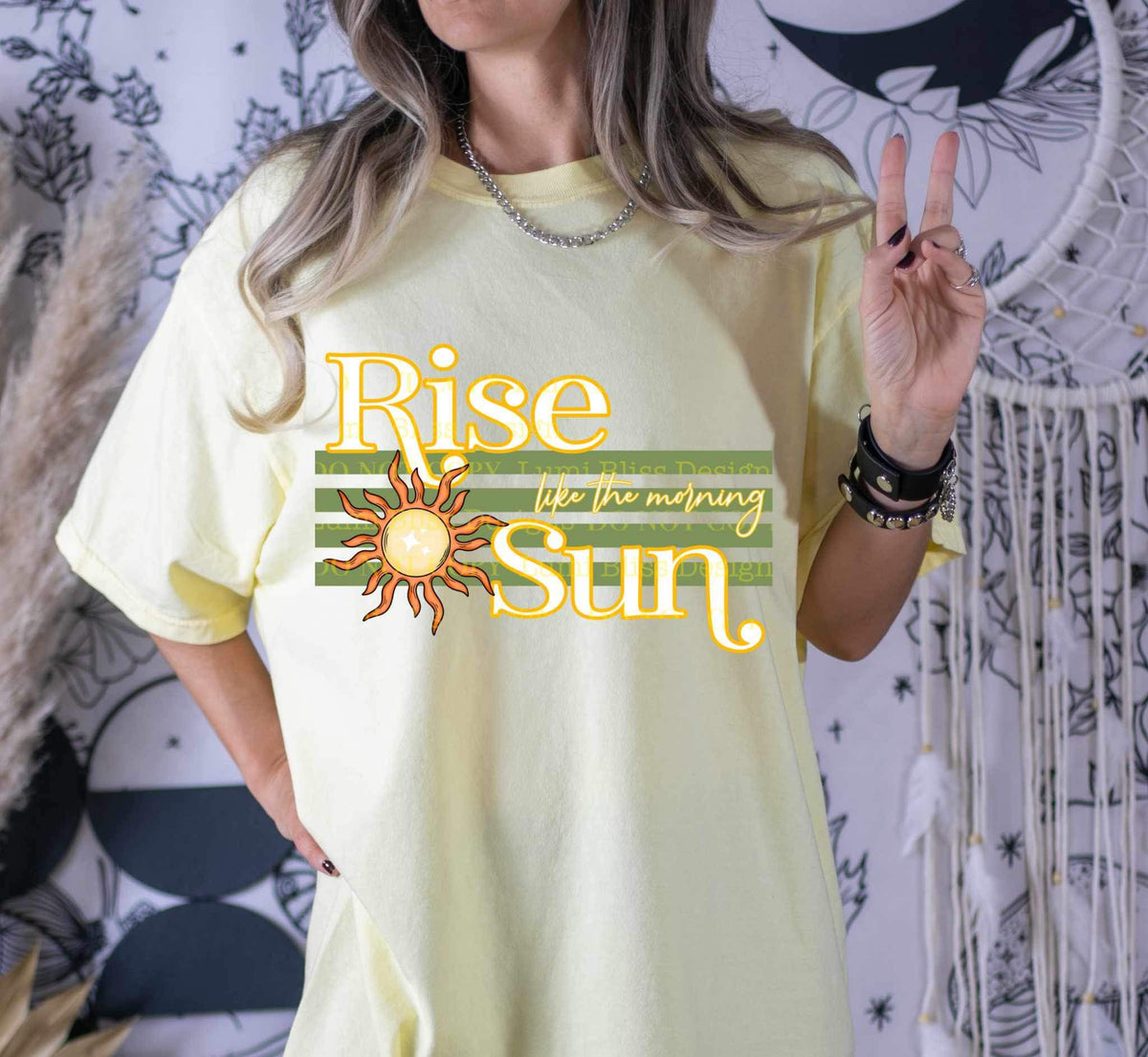 Rise like the morning sun 23261 DTF transfer