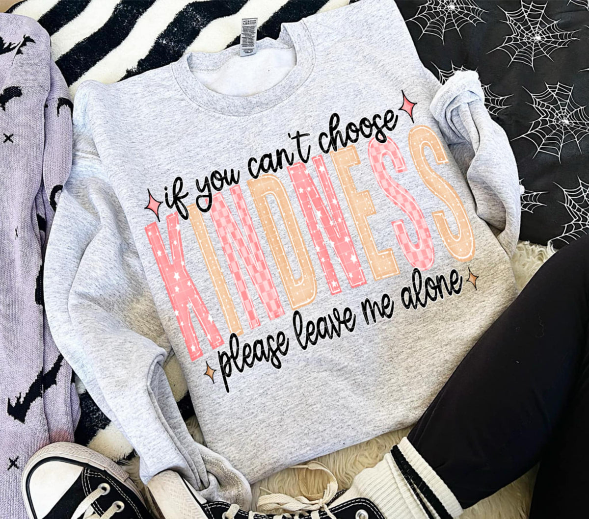 Choose Kindness pink and tan (linda) DTF transfer