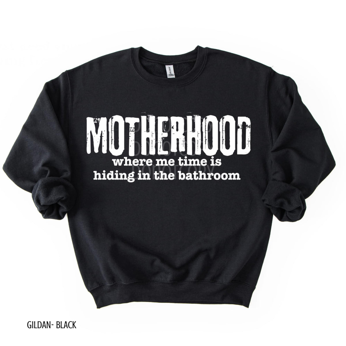Motherhood where time is hiding in the bathroom  (CSG) DTF transfer