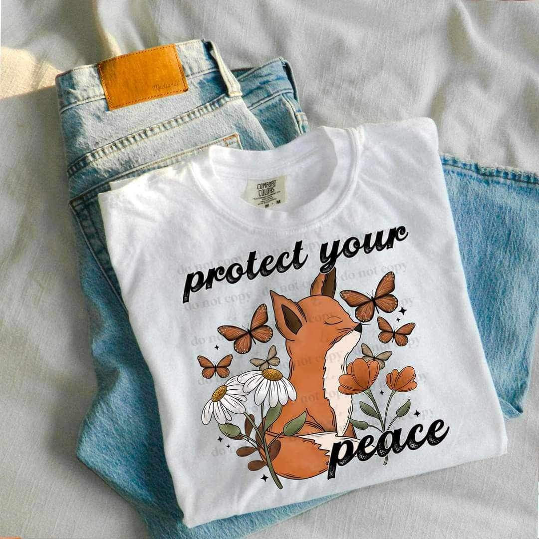 Protect your peace fox (CSC) 23323 DTF transfer