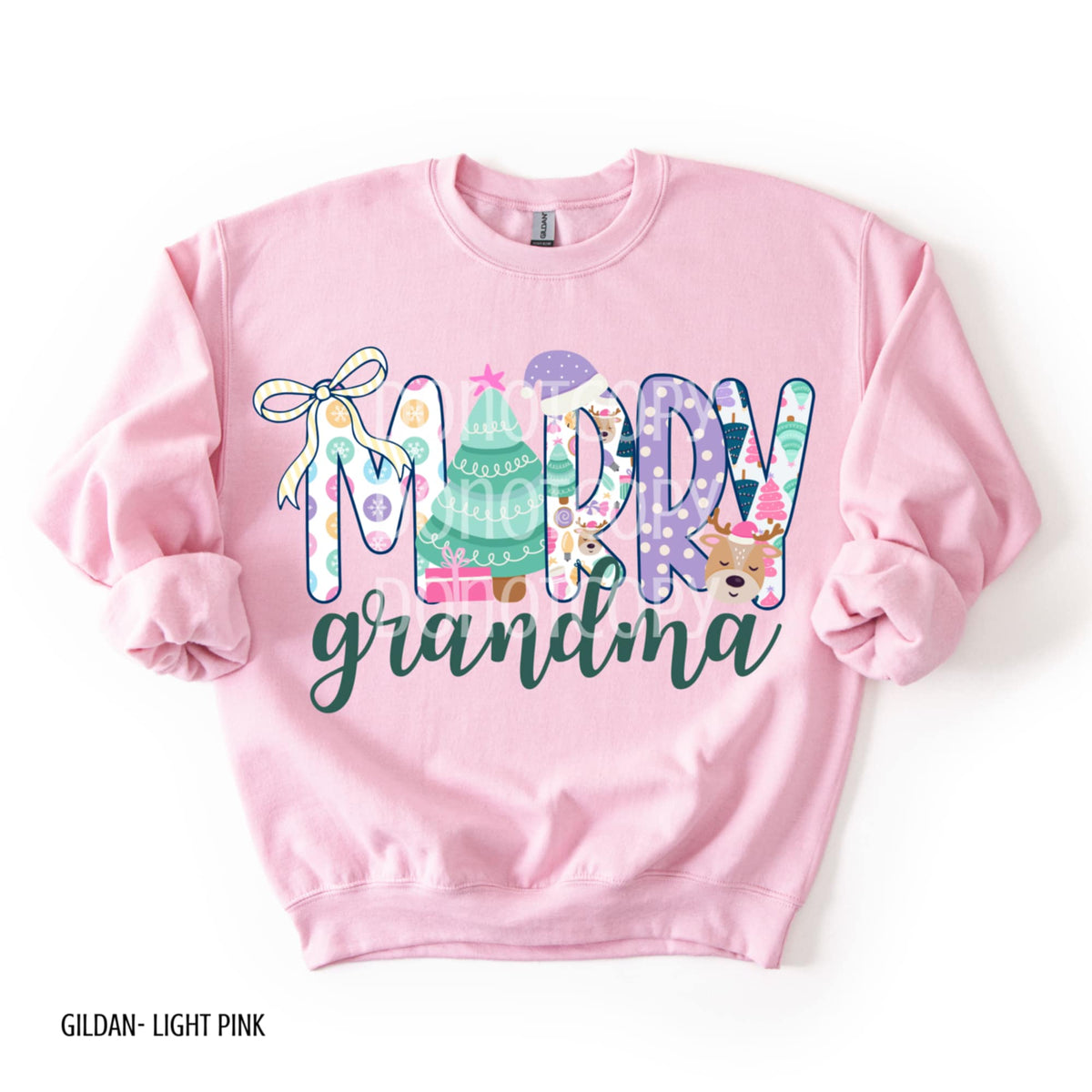 Merry Grandma CSG DTF transfer