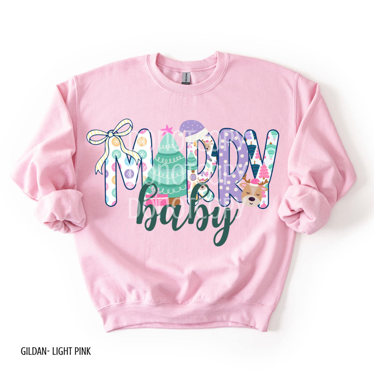 Merry Baby CSG DTF transfer