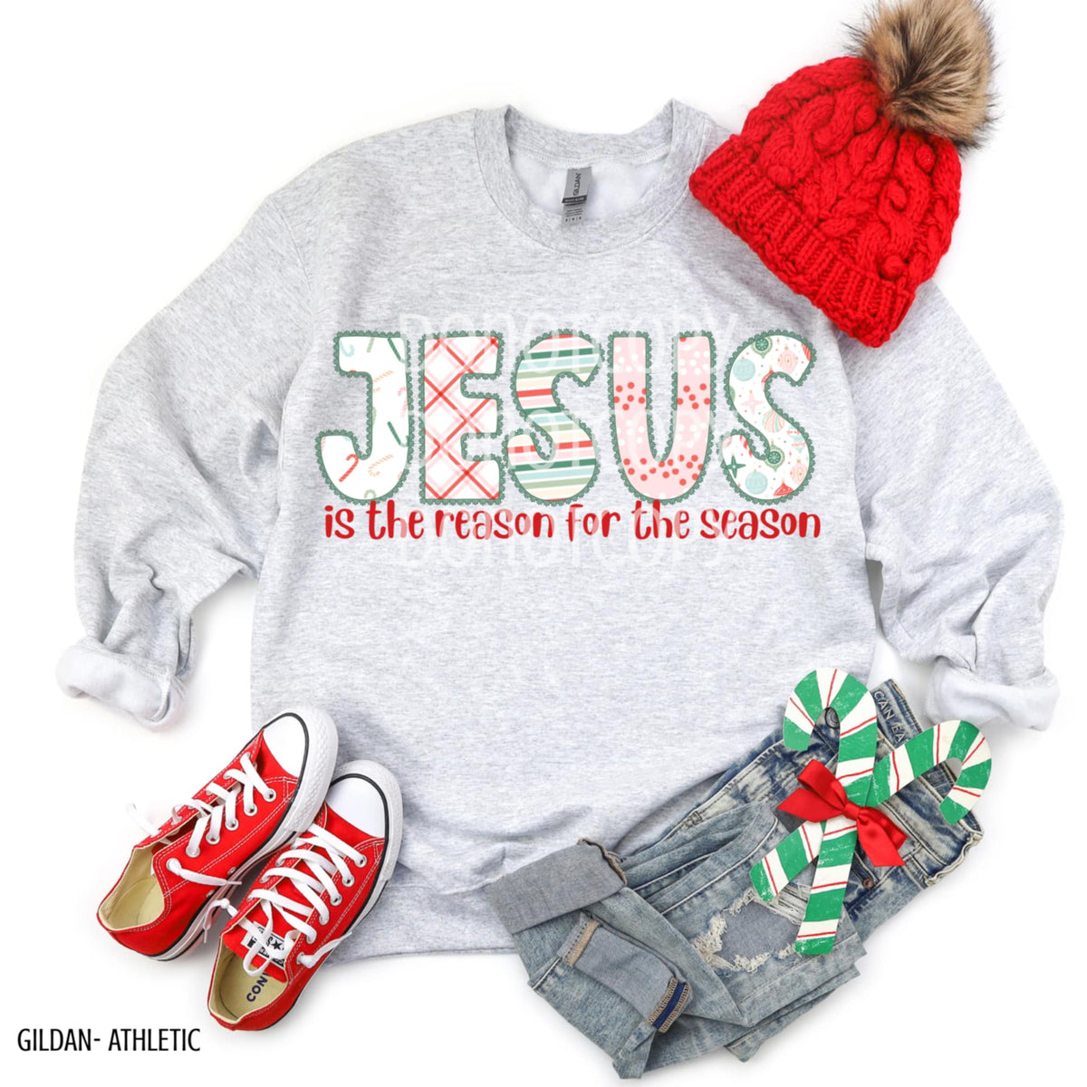 Jesus is the reason CSG DTF transfer