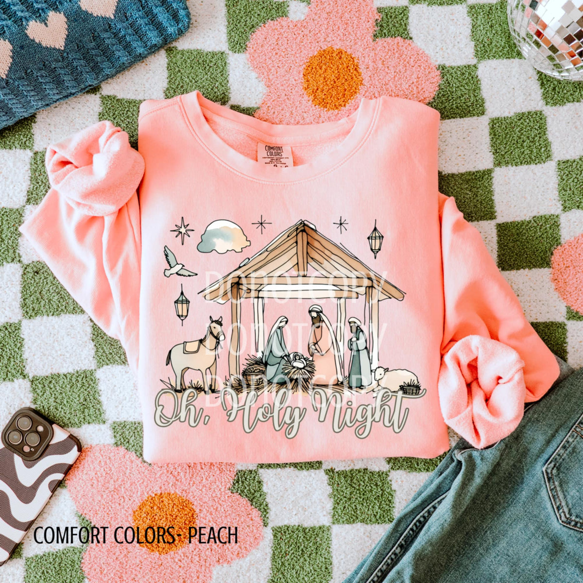 Oh Holy Night CSG DTF transfer