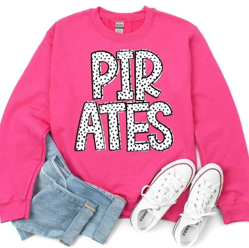 Pirates dotted font 23364 DTF transfer