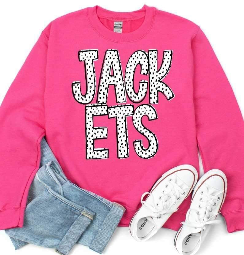 Jackets dotted font 23345 DTF transfer
