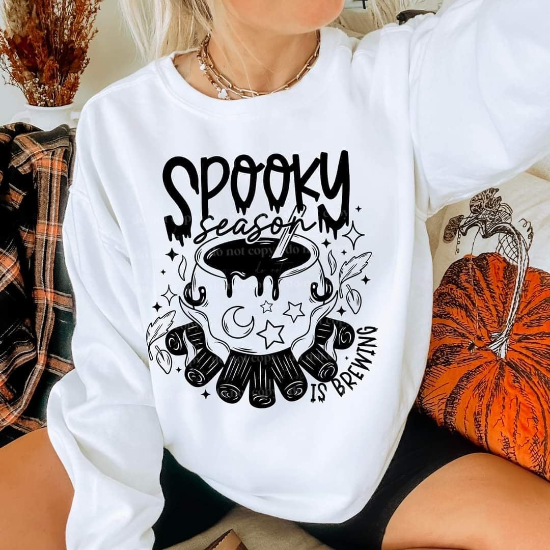 Spooky season cauldron BLACK (CSC) 50545 DTF transfer