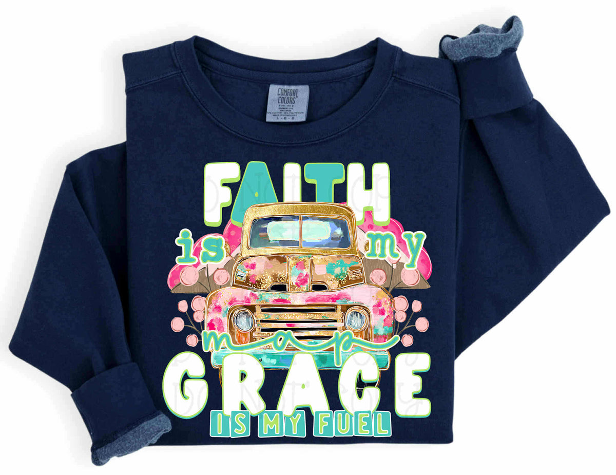 Faith is my Map EXCLUSIVE DTF Transfer