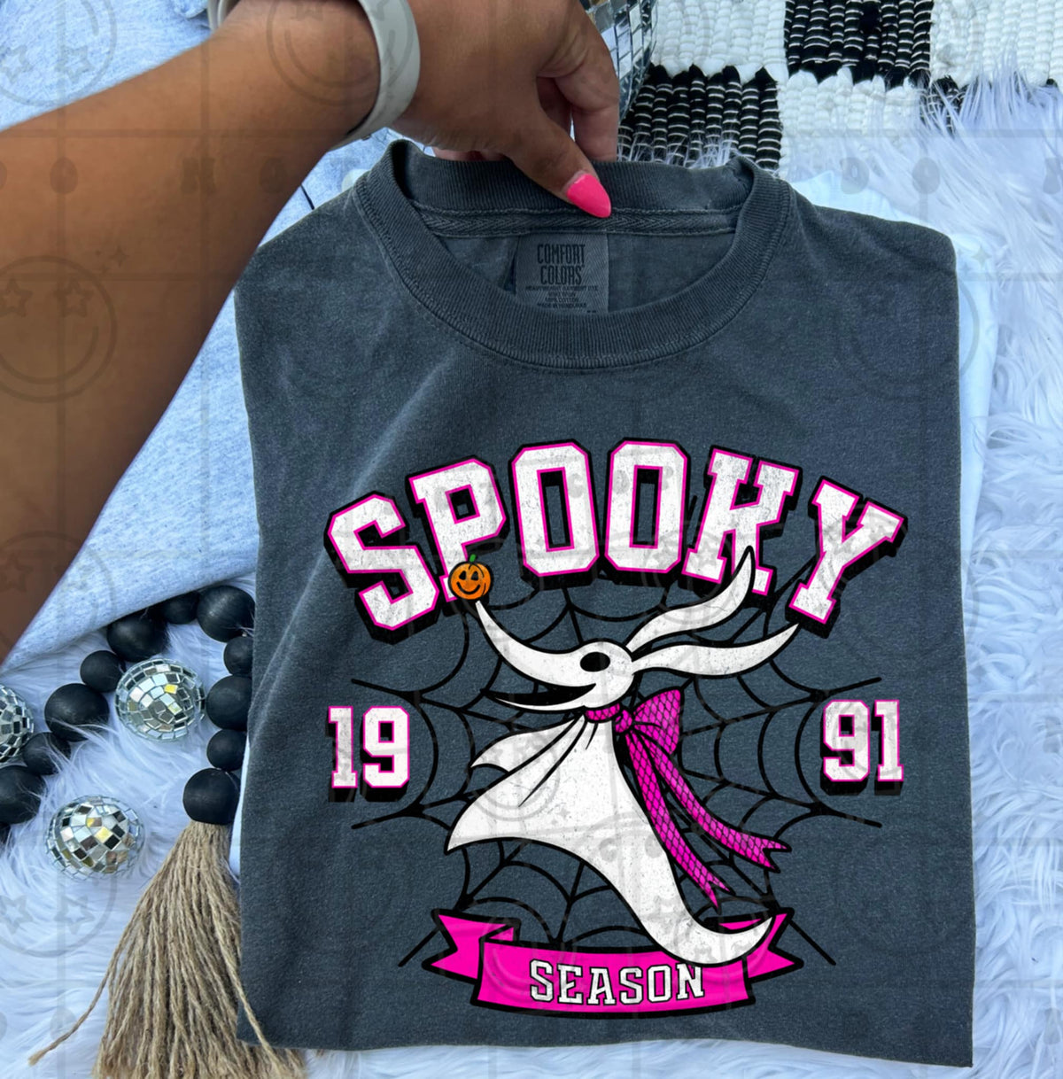 Spooky Season skeleton ghost HW DTF transfer