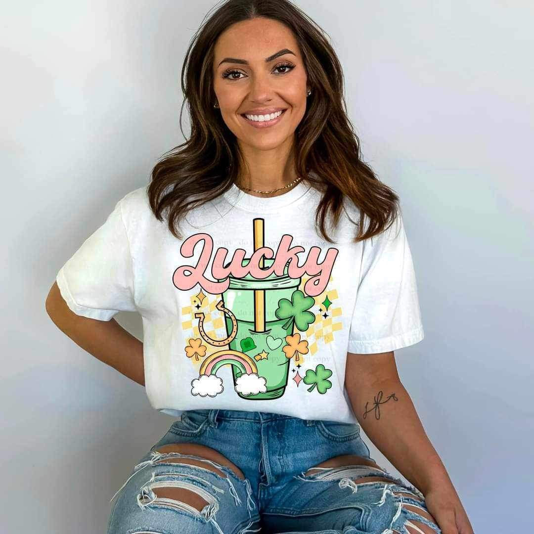 St patricks drink 23432 DTF transfer