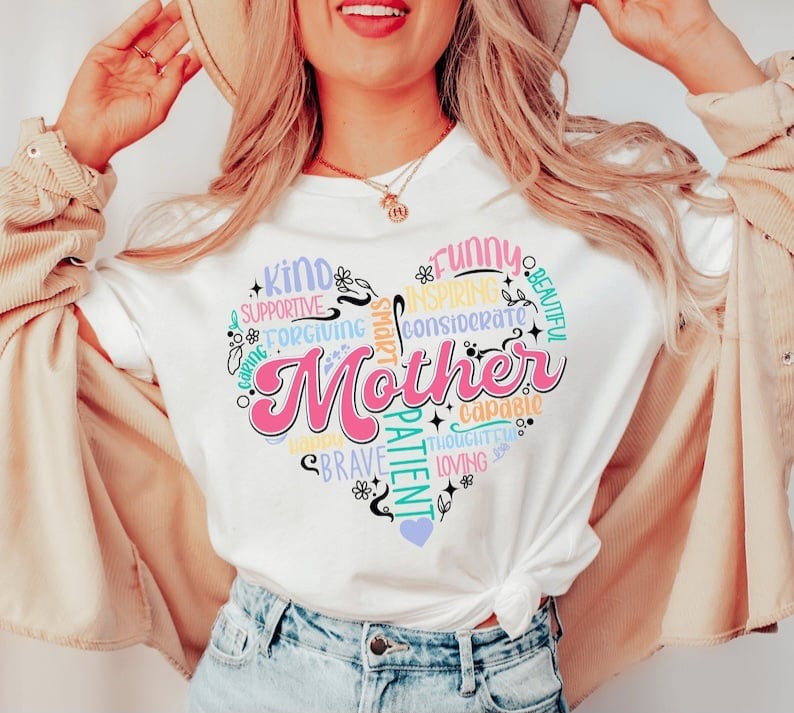 Mother subway heart 32538 DTF transfer