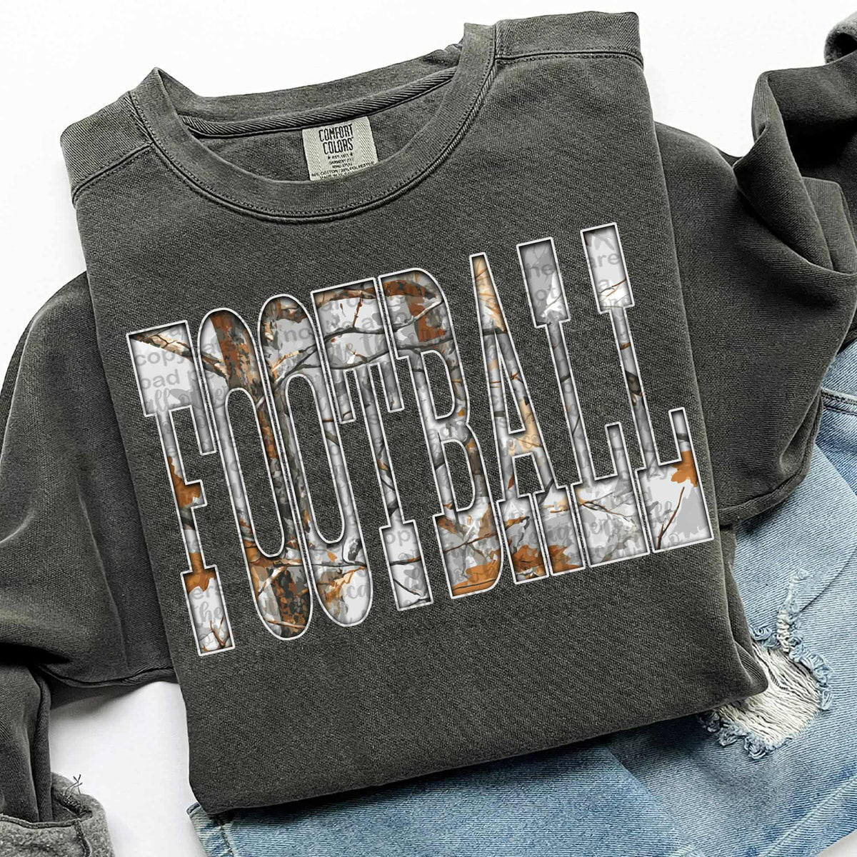 Football Camo (TTD) DTF Transfer