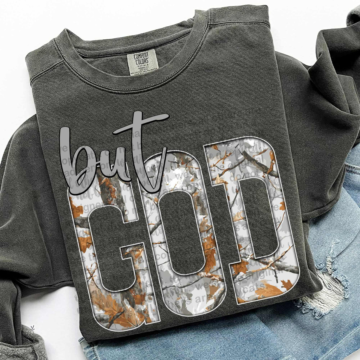 But God Camo (TTD) DTF Transfer