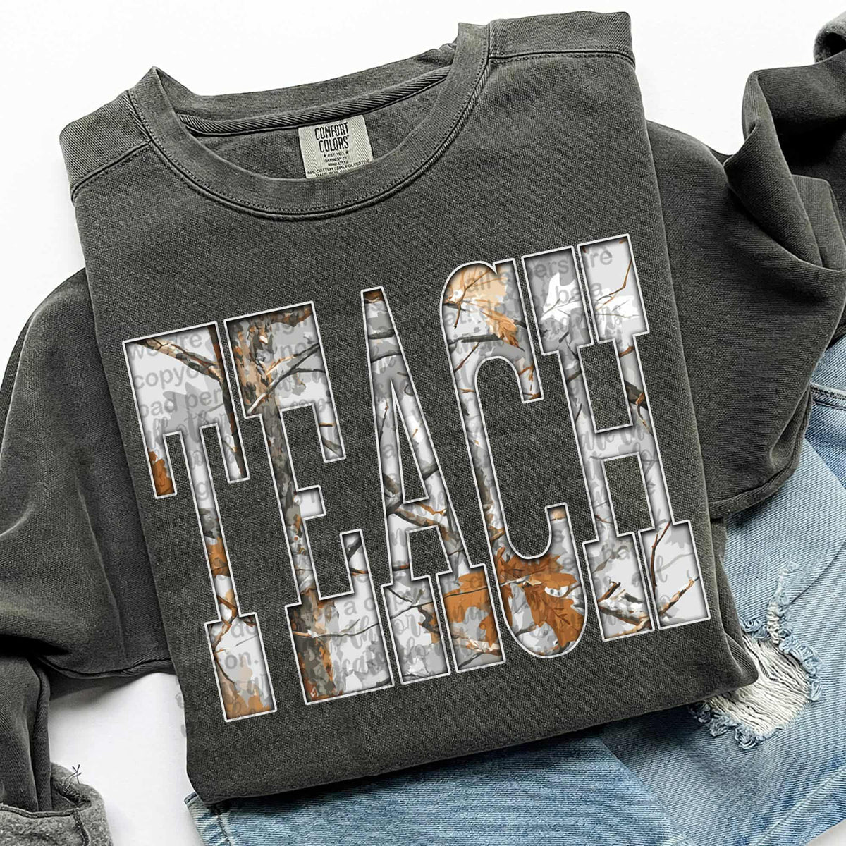 Teach Camo (TTD) DTF Transfer