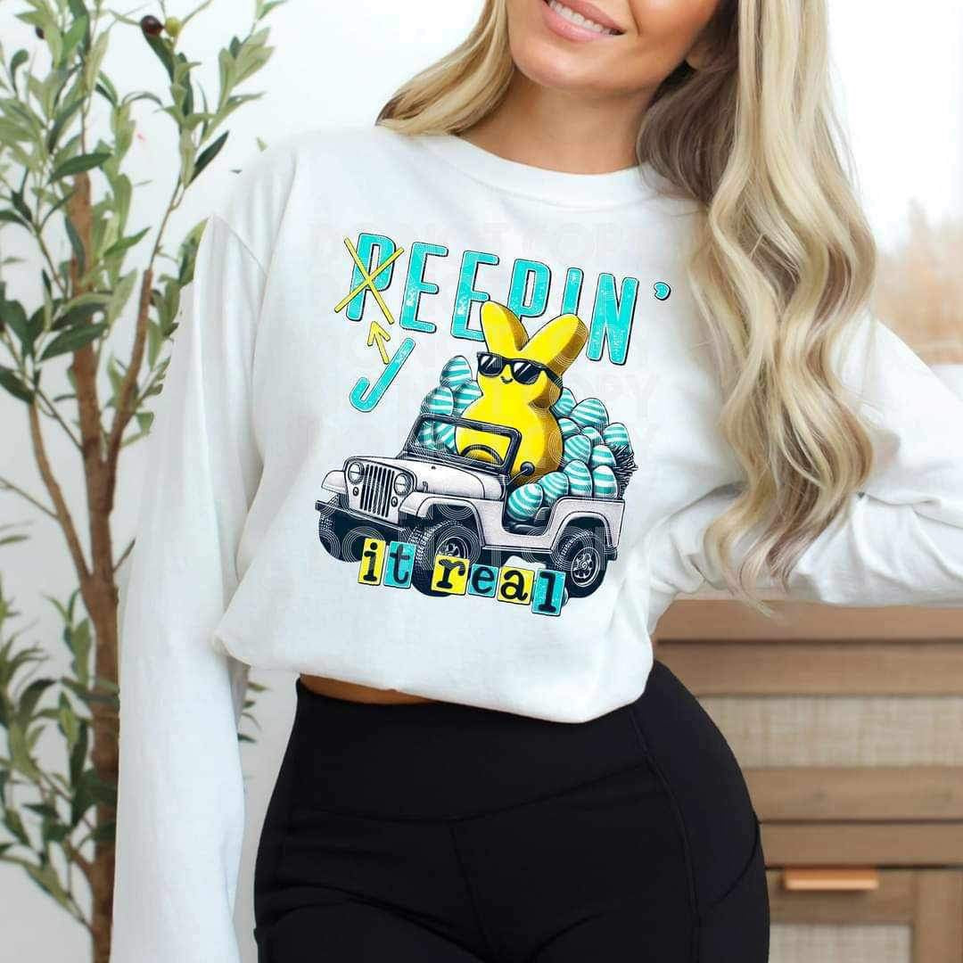 Peepin its real blue and yellow 23497 DTF transfer