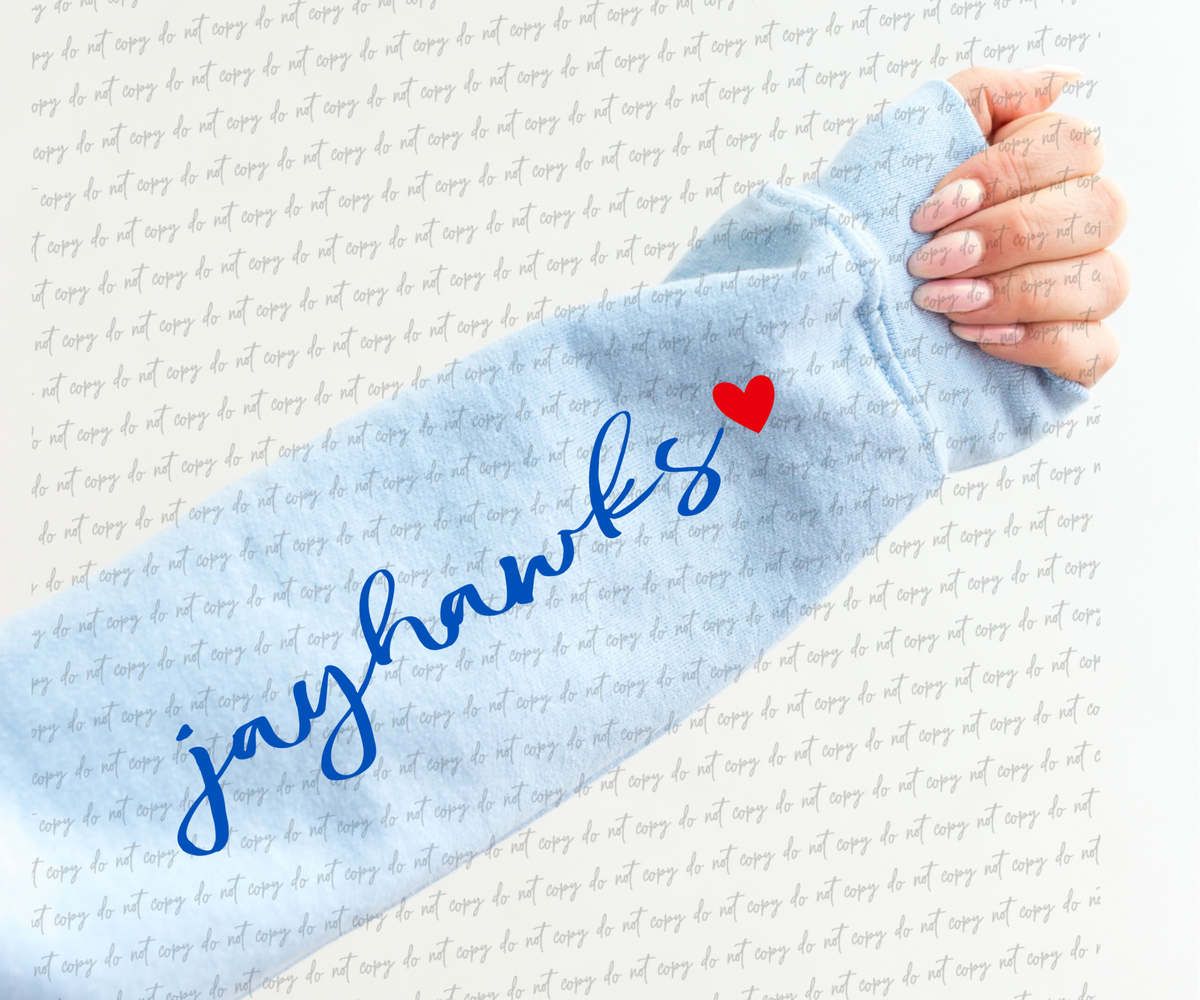 Jayhawks (Sleeve) DTF TRANSFER