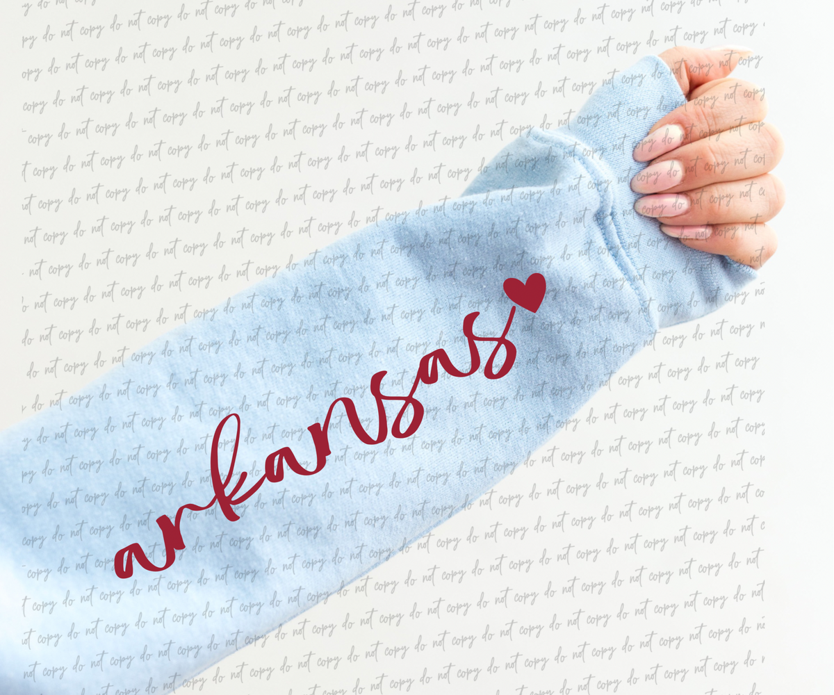 Arkansas (Sleeve) DTF TRANSFER