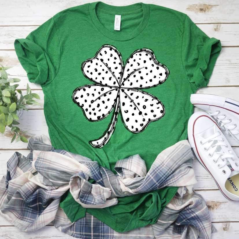 Clover dotted font 23501 DTF transfer