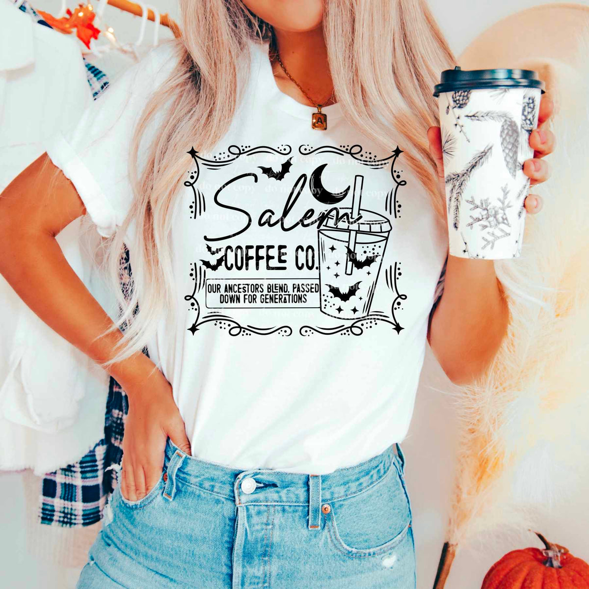 Salem coffee co BLACK (CSC) 32584 DTF transfer