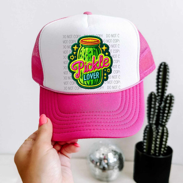 Pickle lover hat patch (SW) 32609 DTF transfer